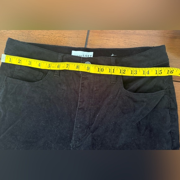 Loft Five Pocket Slim Flare Pants in Velvet 29 - Picture 12 of 13